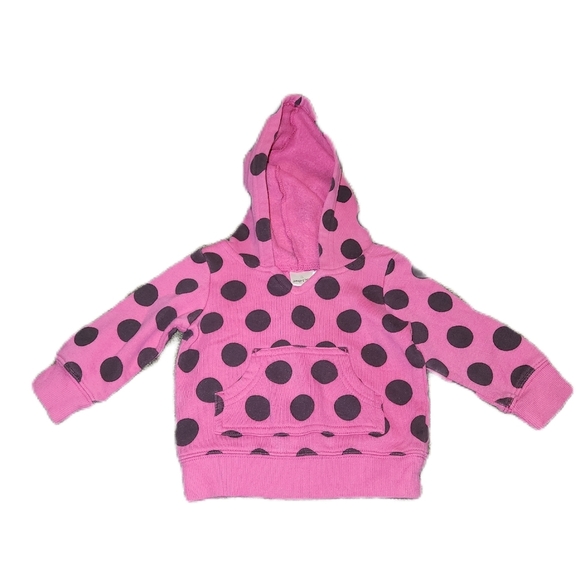 Jumping Beans 6 Months Pink Polka Dot Hoodie - Picture 1 of 6